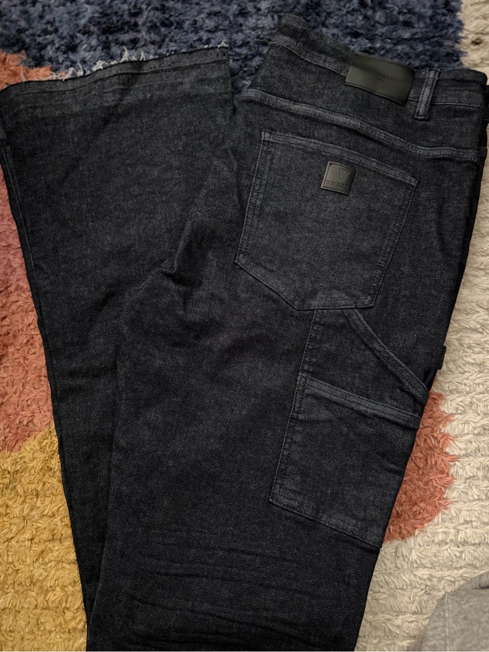 Valabasas Mens Dark Indigo Denim Jeans